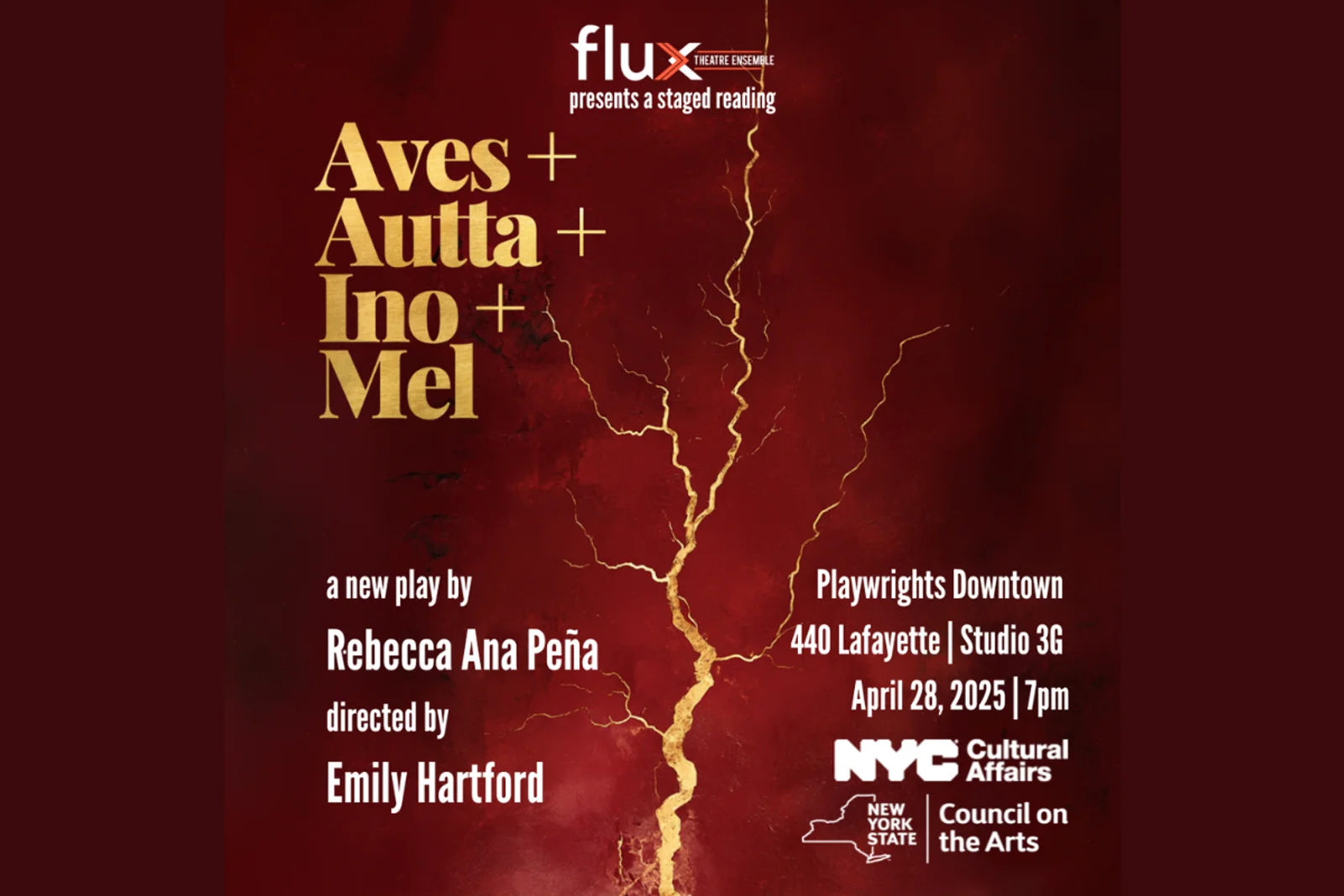 Join us for <em>Aves + Autta + Ino + Mel</em> by Rebecca Ana Peña