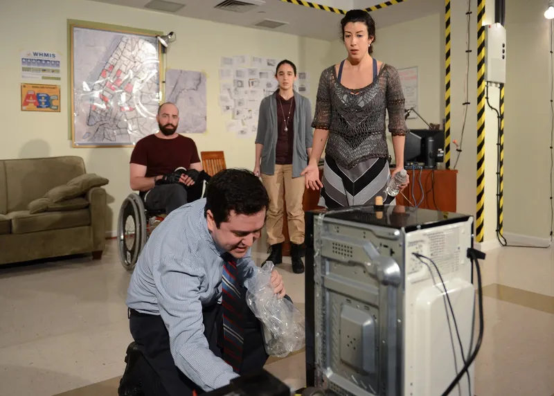 Photo by Deborah Alexander. Pictured: Mike Mihm, isaiah Tanenbaum, Rachael Hip-Flores, Sol Crespo. Full gallery below.